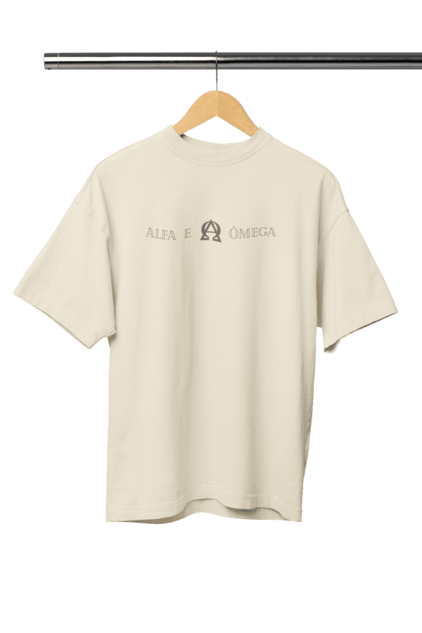 Camiseta Oversized Alfa e Ômega - Image 4