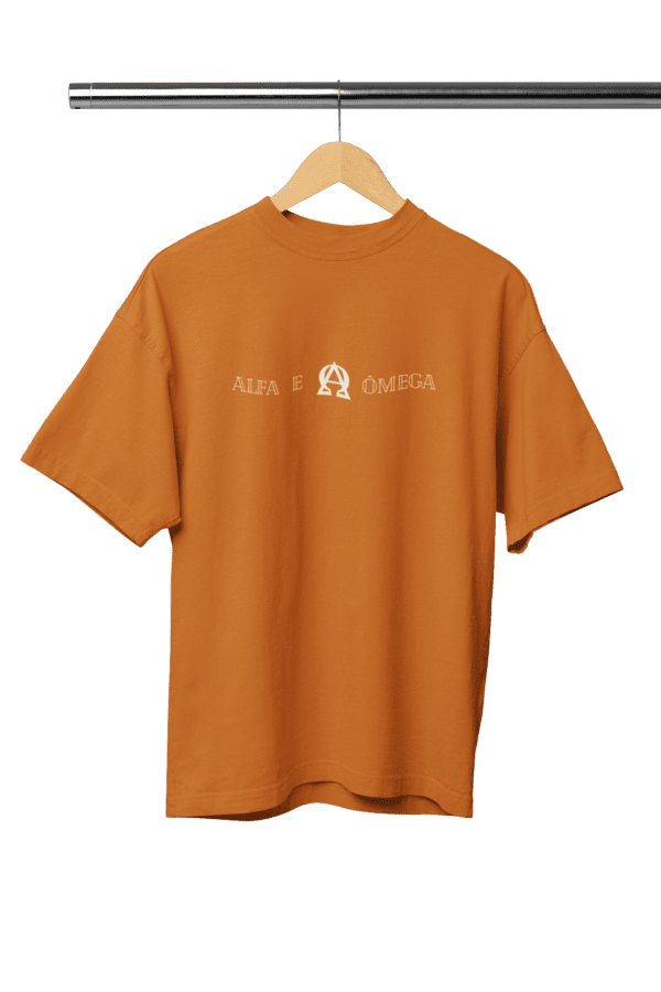 Camiseta Oversized Alfa e Ômega