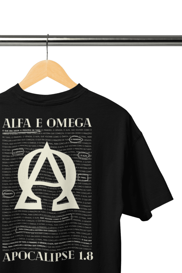 Camiseta Oversized Alfa e Ômega - Image 6