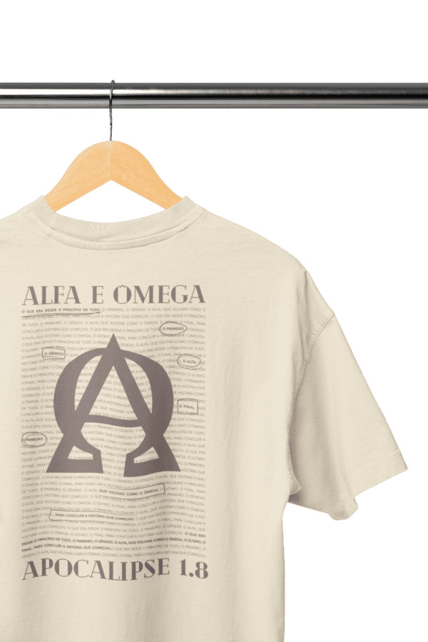 Camiseta Oversized Alfa e Ômega - Image 2